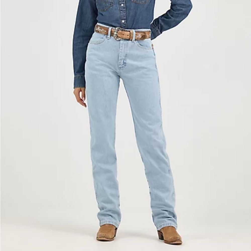 Wrangler slim fit cowboy cut jeans